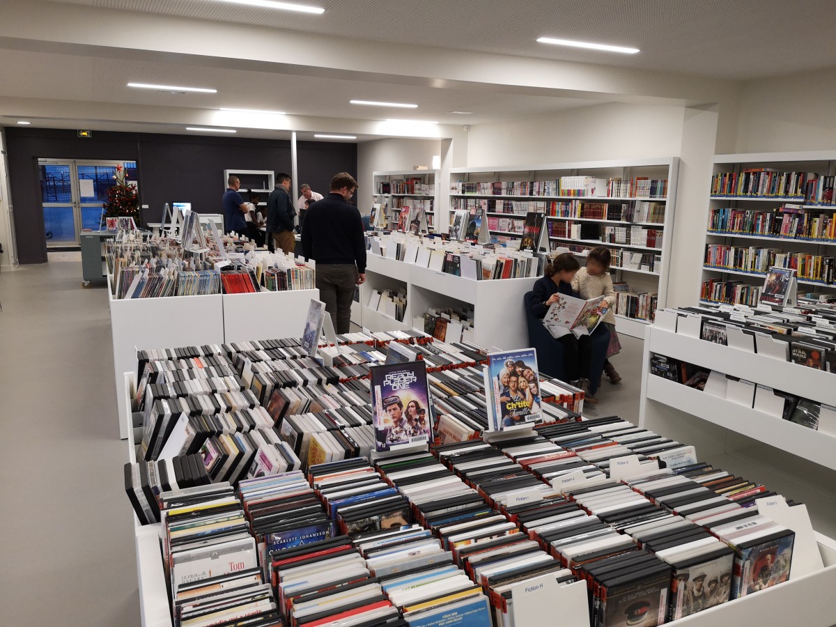 Les nouveaux espaces de la bibliothèque françois mitterrand au pré saint gervais