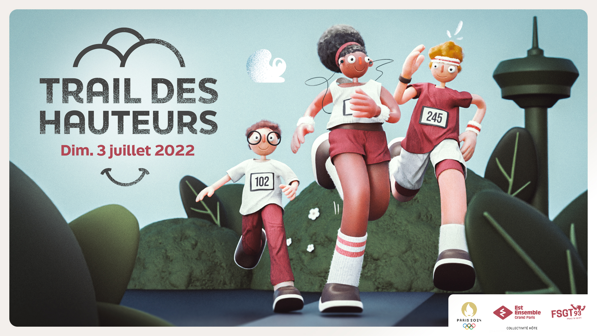 Inscrivezvous dès maintenant au Trail des Hauteurs ! Est Ensemble
