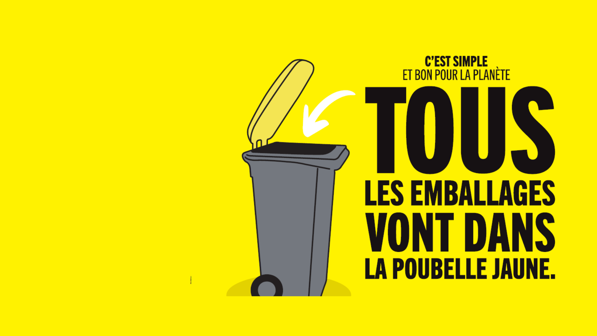 Bac à ordures - bac de recyclage - bac de déchets - 30 litres