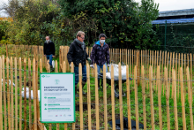 Installation des technosols au bois de Bondy - Est Ensemble / Cyril Entzmann