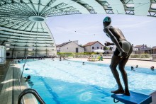 La piscine Tournesol à Bondy. Photo Est Ensemble / Corinne Rozotte.