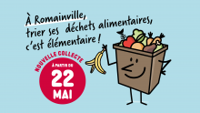 La collecte des déchets alimentaires arrive à Romainville !