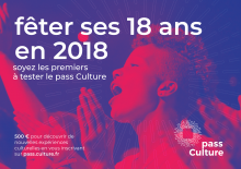 Visuel de la campagne d'expérimentation du pass Culture en Seine-Saint-Denis