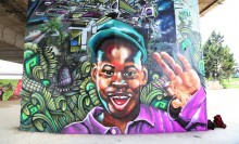 Graffiti du collectif Hip Hop Dome