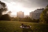Le parc des Beaumonts à Montreuil. @Camille Millerand.