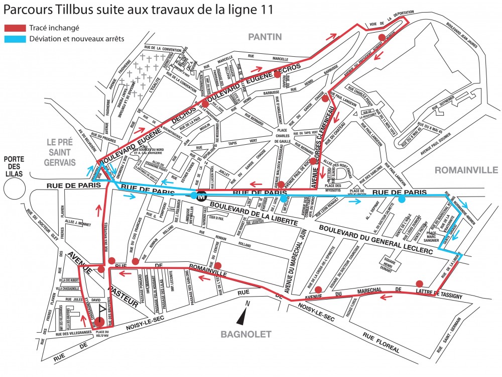 Place Du Vel D Hiv Les Lilas Un nouveau trajet pour le Till’bus aux Lilas | Est Ensemble